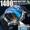 2026 Новые Прочные 1400 мАч Большая Батарея Умные Часы Мужские 1.7" HD Экран IP68K Водонепроницаемые Светодиодный Фонарик Спорт BT Вызов Умный Браслет