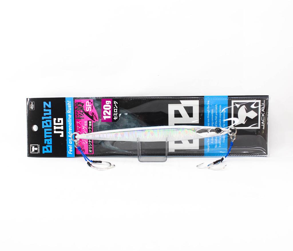 Jackall Metal Jig Bambluz Semi Long Sakuramasu 120 Grams Jinbe Glow (3811)