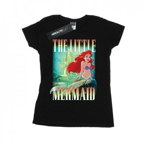Disney Womens/Ladies The Little Mermaid Ariel Montage Cotton T-Shirt
