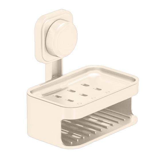 Мыльница на присоске с дренажными отверстиями, двухслойная, настенная, самодренирующаяся, держатель для мыла для ванной комнаты