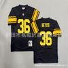 Pittsburgh Steelers Retro NFL Football Jersey Men Cotton Team Sport Uniform Fan Wear