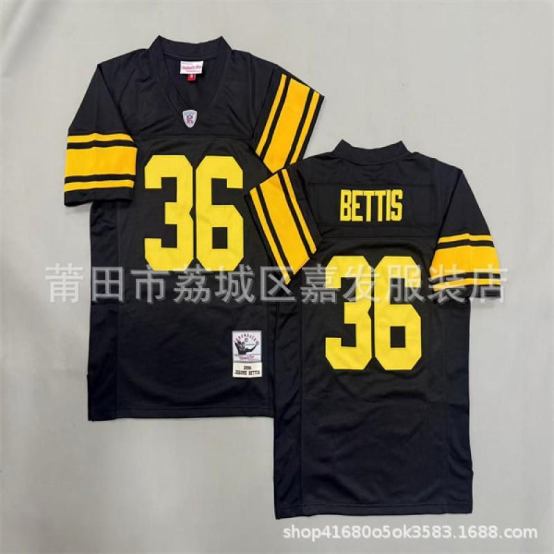 Pittsburgh Steelers Retro NFL Football Jersey Men Cotton Team Sport Uniform Fan Wear