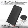 For TCL 501 Leather Case Magnetic Closing Retro Phone Cover with Wallet Stand
