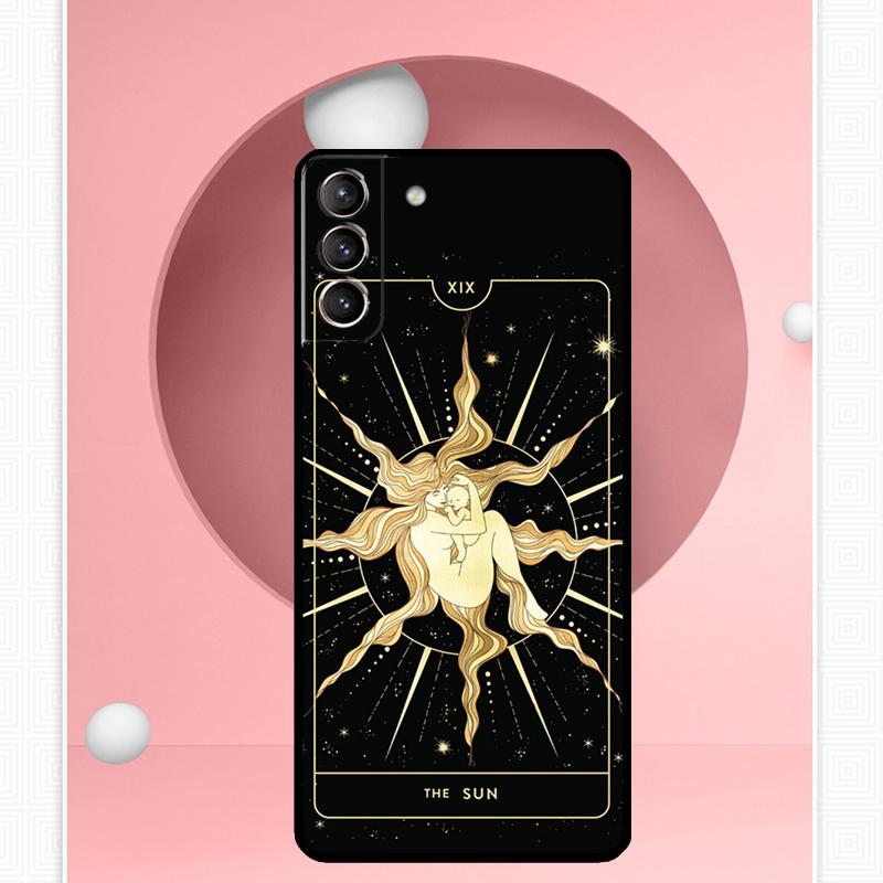 Witches Moon Tarot Mystery Totem Cover For Samsung Galaxy S23 S24 Ultra S8 S9 S10 S22 Plus Note 10 20 Ultra S20 S21 FE Case