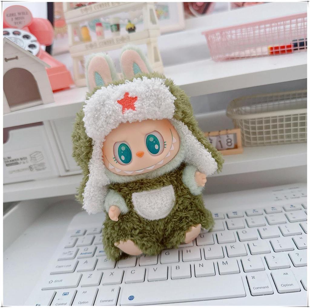 17см Виниловый брелок-кукла Лабубу: Коллекция одежды-сюрпризов первого и второго поколения