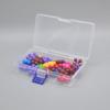 5 шт. Прозрачная запираемая коробка Коробка для хранения мелких предметов Коробка для аксессуаров для рыбалки Пластиковый материал