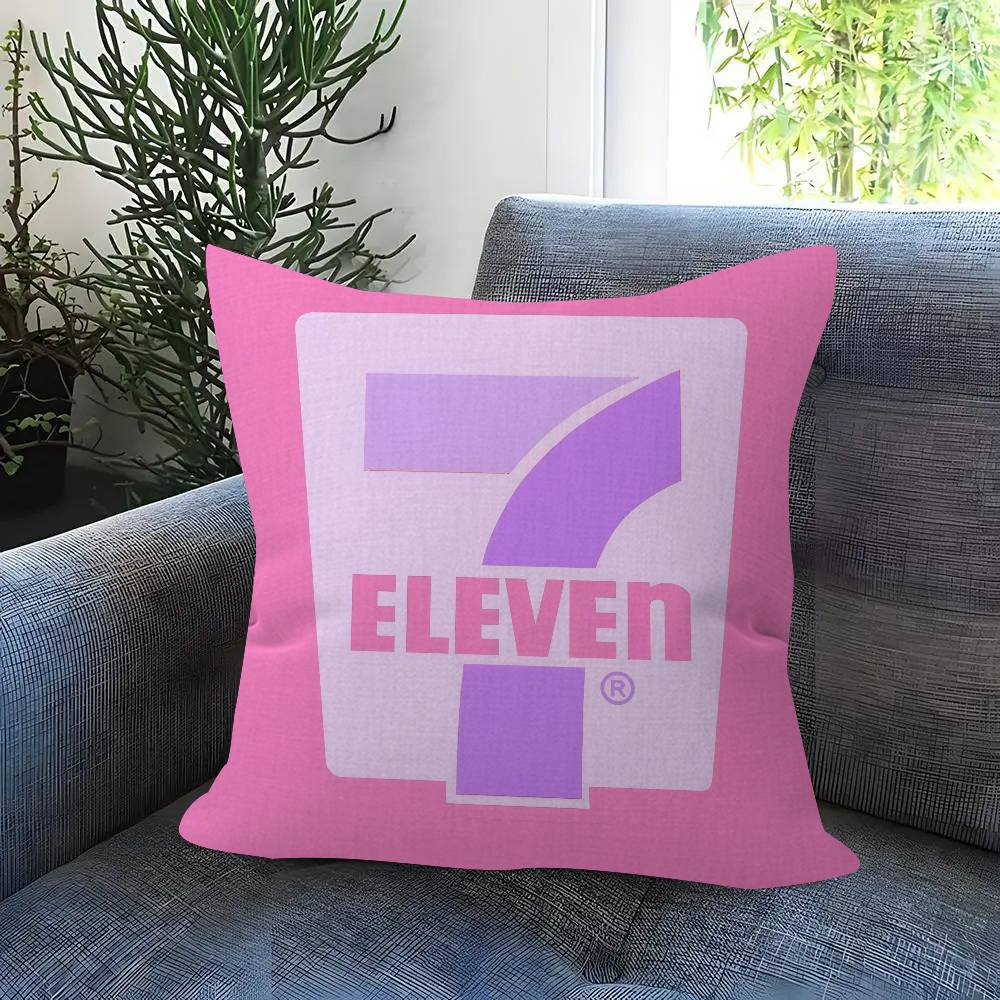 Pillow Anime Pillow Sofa Bed Head Pillow Cover Cushion Cover 45x45 cm Fashion LOGO 7EELEVENS
