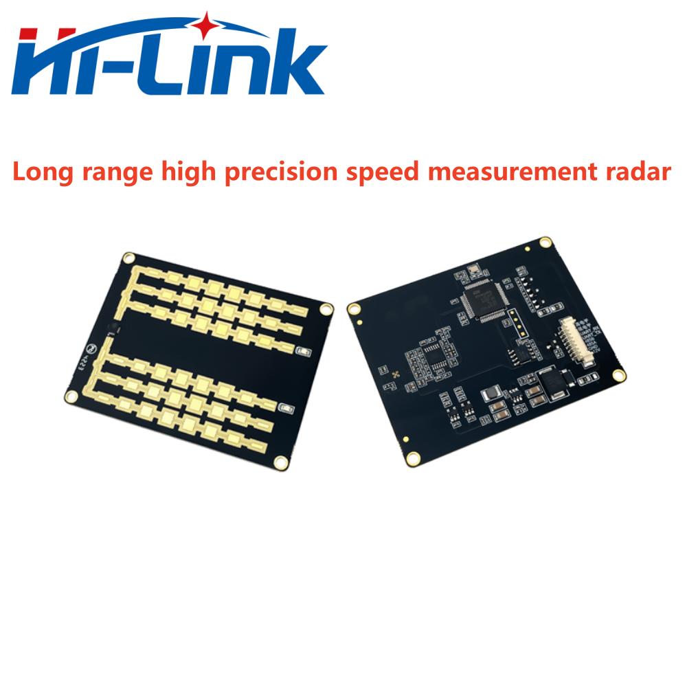 Hi-Link 24G millimeter wave vehicle speed feedback radar module HLK-LD2415H remote speed sensor serial communication