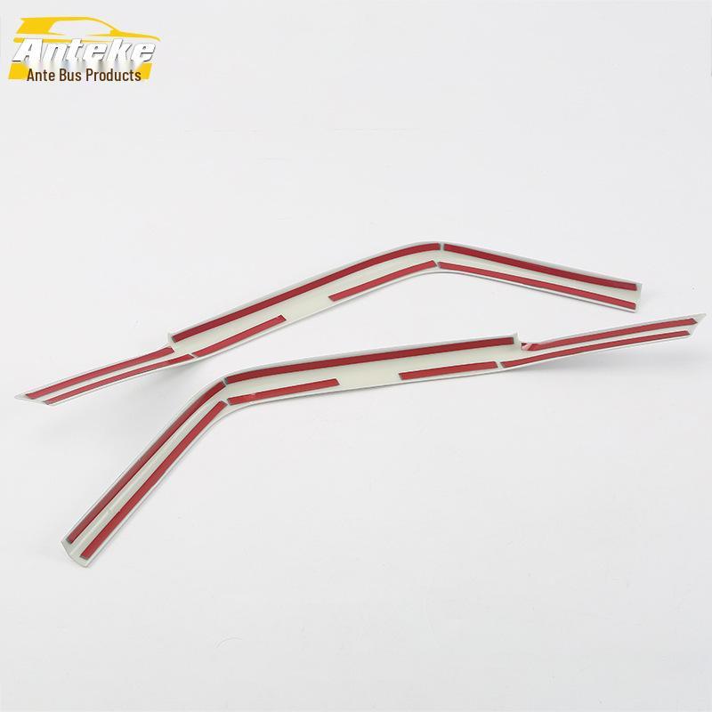 Fits 2017 Tiguan L Front Bumper Trim: Lip Grille Anti-Scratch Decorative Sticker