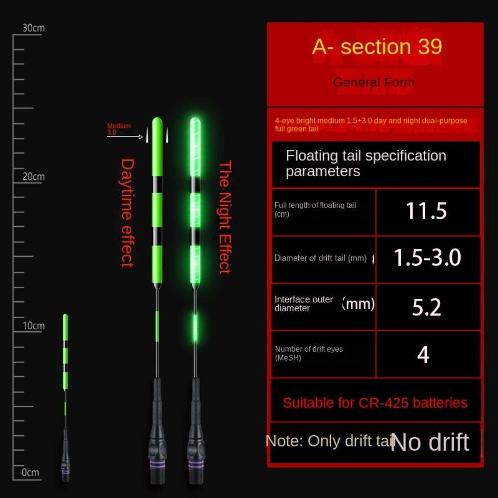 1 шт. Сверхчувствительный электронный поплавок Буй Супер яркий поплавок для ночной рыбалки Верх Ночная рыбалка