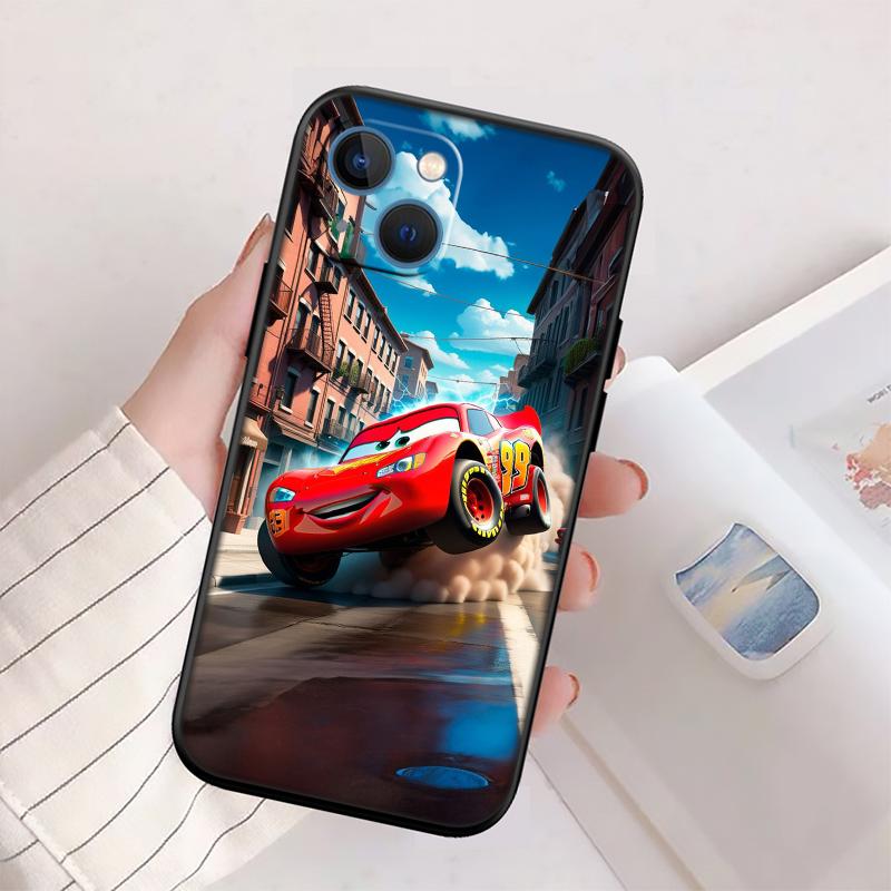 Cars Lightning McQueen New High-End Shell Phone Case for iPhone 16 15 14 13 12 Pro Max Plus Mini