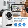 Двухобъективная HD WiFi-камера iCsee: Умная полноцветная ночная съемка 360° для безопасности