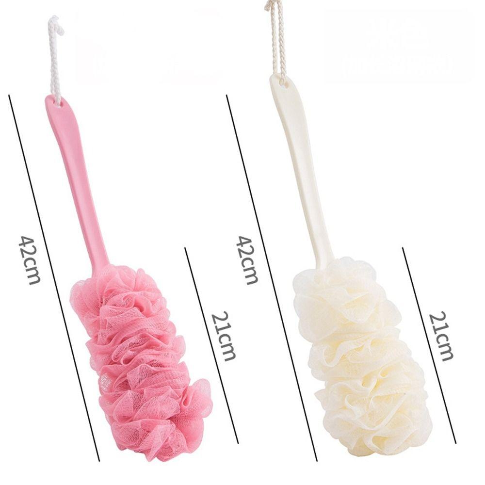 Hanging Long Handle Bath Brush Wipe Gauze Shower Brush New Body Wash Brush Shower