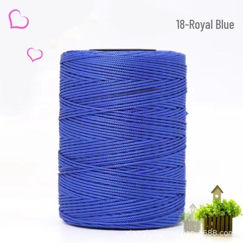 2 ляна 1 мм многоцветная нить из ледяного шелка для DIY ручной работы браслетов, сумок и обуви