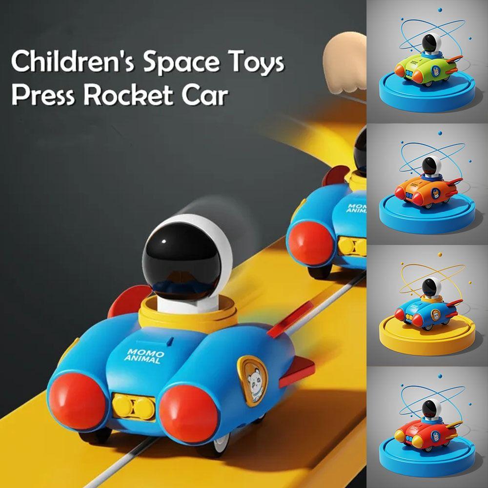 Astronaut Rocket Car Toys Wind-up Cars Press and Go Toy Cars Cute   Educational Toy