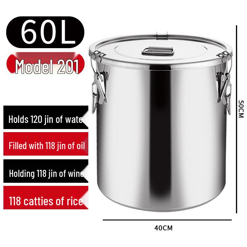 Герметичный многоцелевой бочонок из нержавеющей стали 304 для хранения вина, чая, молока, для ферментации, масла или риса