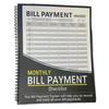 28x22.5cm Bill Payment Tracker 56 Pages Monthly Bill Organizer for Families Money Managers