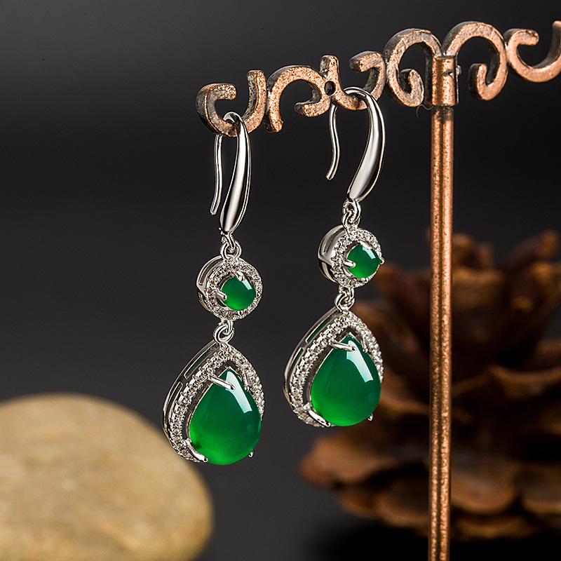 Sace Gems Классические серьги с цирконом из медного сплава для женщин, подарки на свадьбу