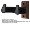 Guitar Wall Mount U-Shaped Walnut Wood Guitar Hanger Universal Guitar Holder Hook Stand for Acoustic Electric Guitar Banjo Bass