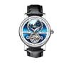 TEVISE New Hollow Mechanical Watch Automatic Leather Casual Watch Waterproof Men's Watch