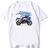 Africa Twin CRF 1100 Новая Поездка Приключение Футболка Мужская Короткий Рукав Мужская Мотоциклист Футболка Хип-Хоп Парень Повседневные Футболки Топы