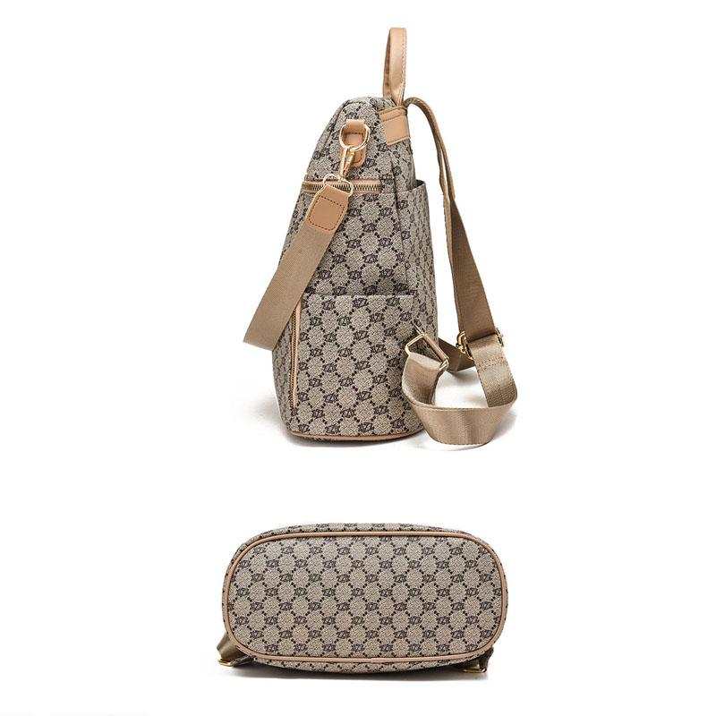 Женский рюкзак, роскошный брендовый дизайн, рюкзаки Traval, женский рюкзак, модная сумка из искусственной кожи с принтом и узором