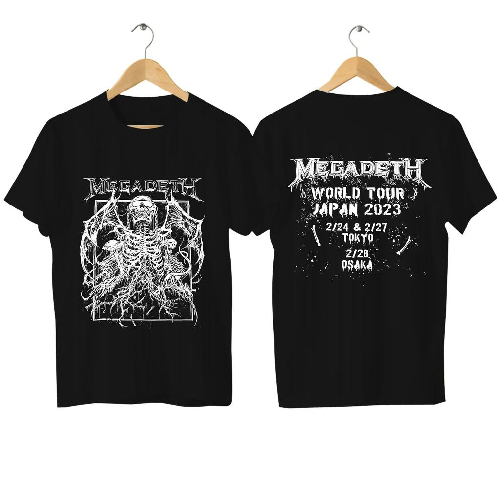 Men T-shirts Megadeths T Shirt Casual Rust In Peace T-shirt Graphic Oversized Sports Tees Tops Breathable Comfortable Streetwear
