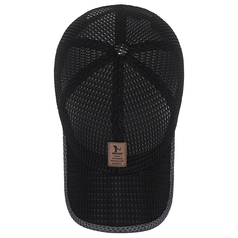 Мужская летняя сетчатая бейсболка - Дышащая защита от солнца для путешествий на открытом воздухе и рыбалки