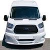 Накладка на передний бампер LED (2014-2019, под покраску) для Ford Transit 2014- гг