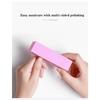 Розовые полирующие шлифовальные файлы, блокирующие педикюр, маникюр, губка для ухода за ногтями, инструменты для дизайна ногтей без вреда