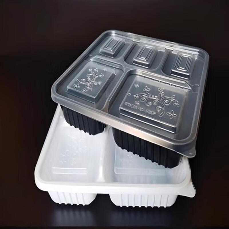 Disposable 5-Compartment Food Container
