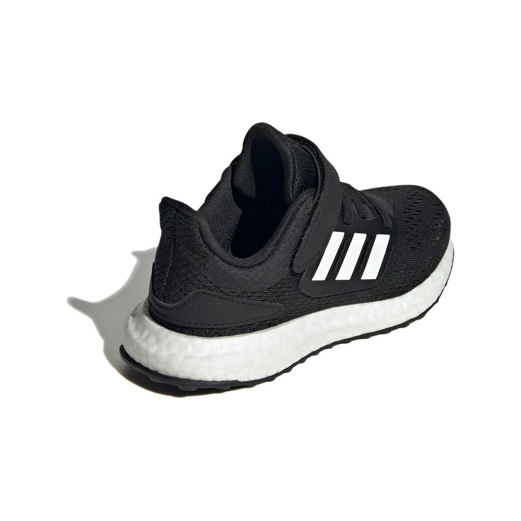 Adidas Pureboost Running Mesh Durable Breathable Low Top Kids Running Shoes Kids Sneakers Black White ID8494