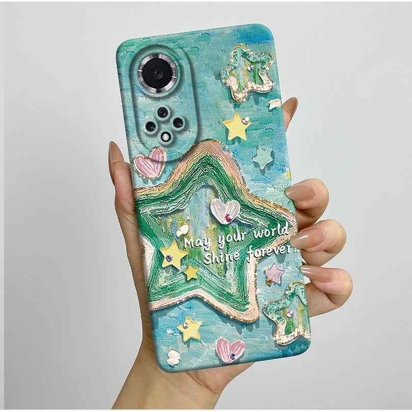 For Huawei Nova 9 Case Aesthetic Butterfly Flowers Soft Silicone Shockproof Phone Cover For Honor 50 Camera Protective Casing