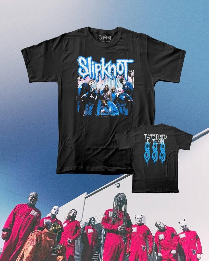 Slipknot Тяжелый Металл Группа Графическая Футболка Мужчины Женщины Лето Хлопок Оверсайз Уличная Одежда Короткий Рукав Мода Ретро Футболка Одежда