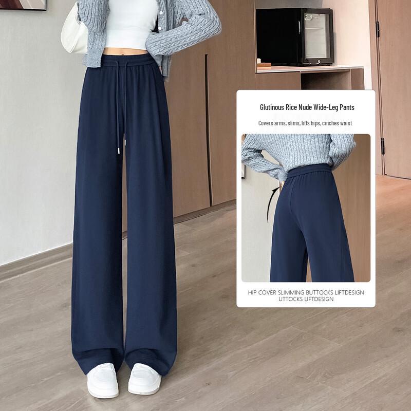Women's High-Waisted Wide-Leg Casual Pants