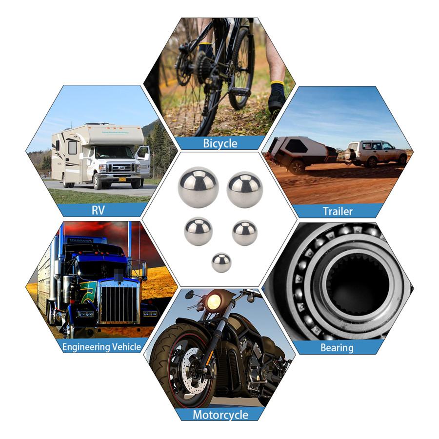 Набор стальных шариков для подшипников 16 шт. 3/4", 5/8", 9/16", 1/2", 7/16", 3/8", 5/16", 1/4"