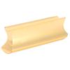 Hawaiian Metal Pearse Guitar Slide Tone Bar for Stringed Instruments(Gold)