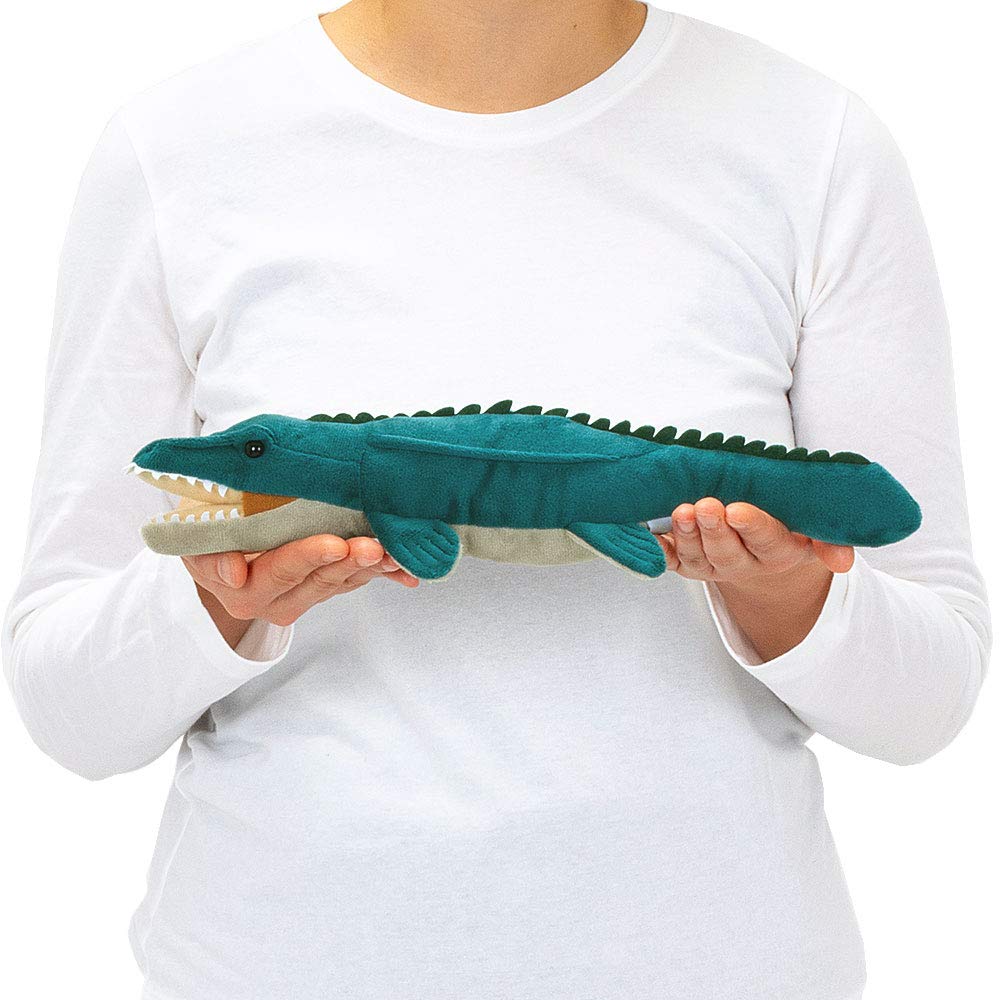 Плюшевая игрушка Colorata Mosasaurus, реалистичная игрушка-динозавр, кукла, подарок на день рождения, чтение 2, рождественский подарок на Рождество (Серия Nesoberi/Нежное прикосновение)