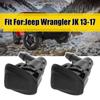 ABS Plastic Pair Front Windshield Wiper Washer Nozzle Spray for Jeep Wrangler JK 2013-2017 Creative Exterior Car Accessories