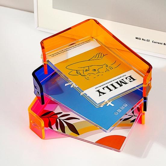 6/7-дюймовая плавающая фоторамка DIY двусторонняя горизонтальная вертикальная неоновая акриловая настольная декоративная фоторамка для домашнего офиса