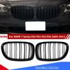 Решетка радиатора переднего бампера для BMW F01 F02 F03 F04 740i 750i 760Li 4 двери 2009-2015 двойные планки глянцевые черные гоночные решетки