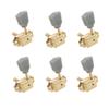 Deluxe Tuning Pegs for Gibson Les Paul 3L 3R Set Silver and Gold Options