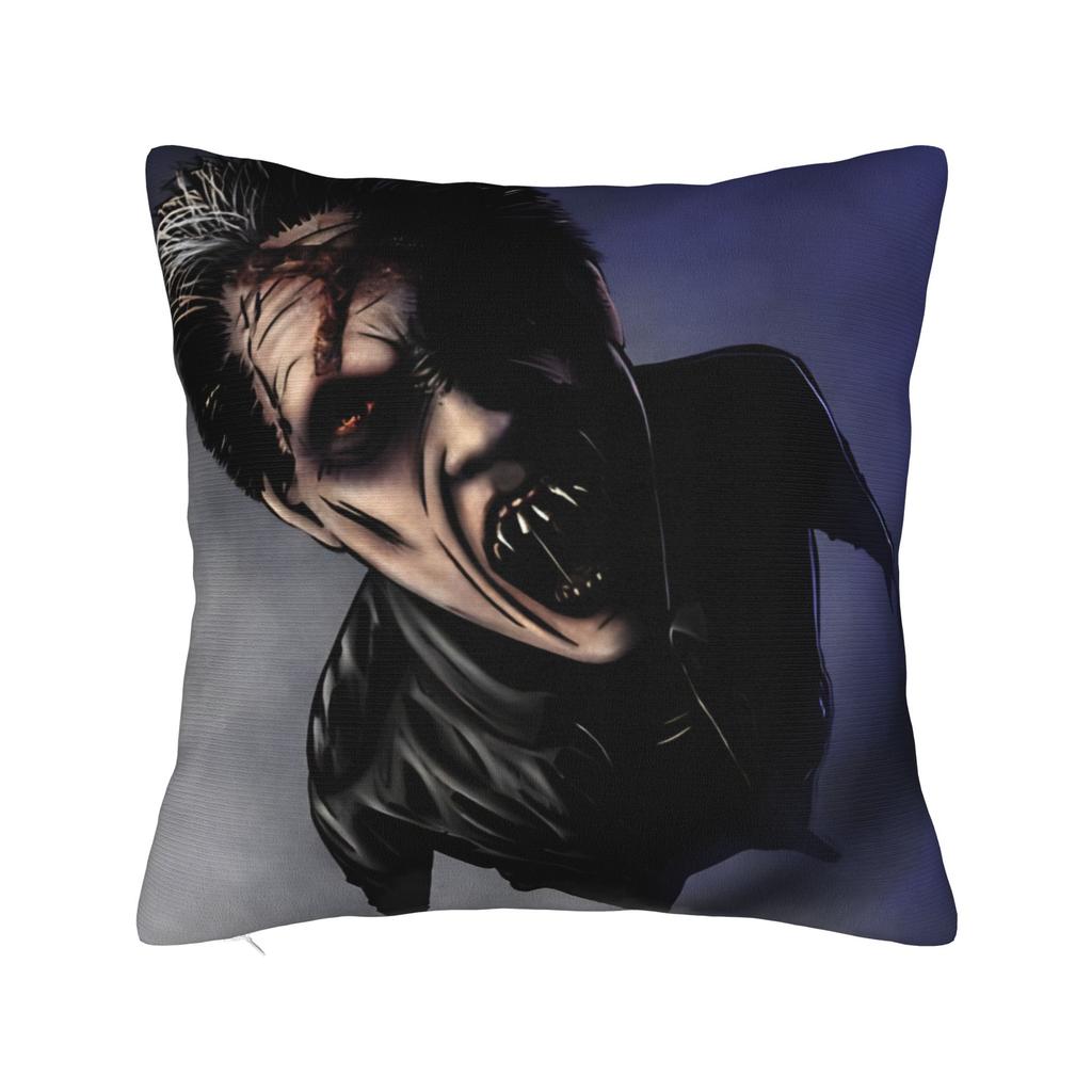 Horror Film Frighteds Nights Pillow Cover Funny Pillow Case For Living Room Bed Chair Comfy Cushion Cover Birthday Present