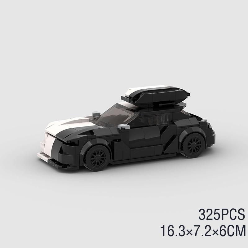 Городская самодельная модель гоночного автомобиля Super Race Car Speed ​​Model Building Bricks: ралли, спорт, гонки, полицейская машина, технический набор, подарок на Рождество.