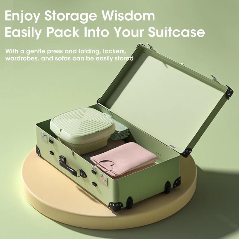 Складная стиральная машина для общежития Ведро для одежды, носков, белья, стиральная машина, портативная небольшая дорожная стиральная машина