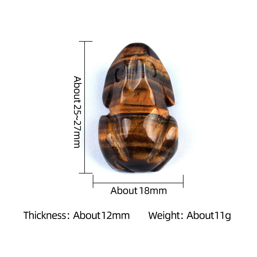 1 шт., мини-исцеляющий кристалл, резные украшения в виде лягушки, декоративные украшения из натурального камня, энергетический страж, домашний декор, ювелирные изделия, небольшая мебель для подарков на Хэллоуин