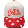 BRIDE truck driver hat letter embroidery color matching baseball cap European and American men's and women's casual retro hat