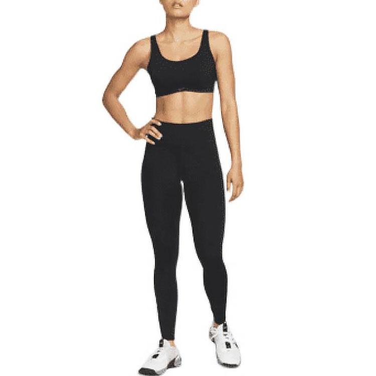 Nike Спортивное нижнее белье женское черное средняя поддержка DM0531-010