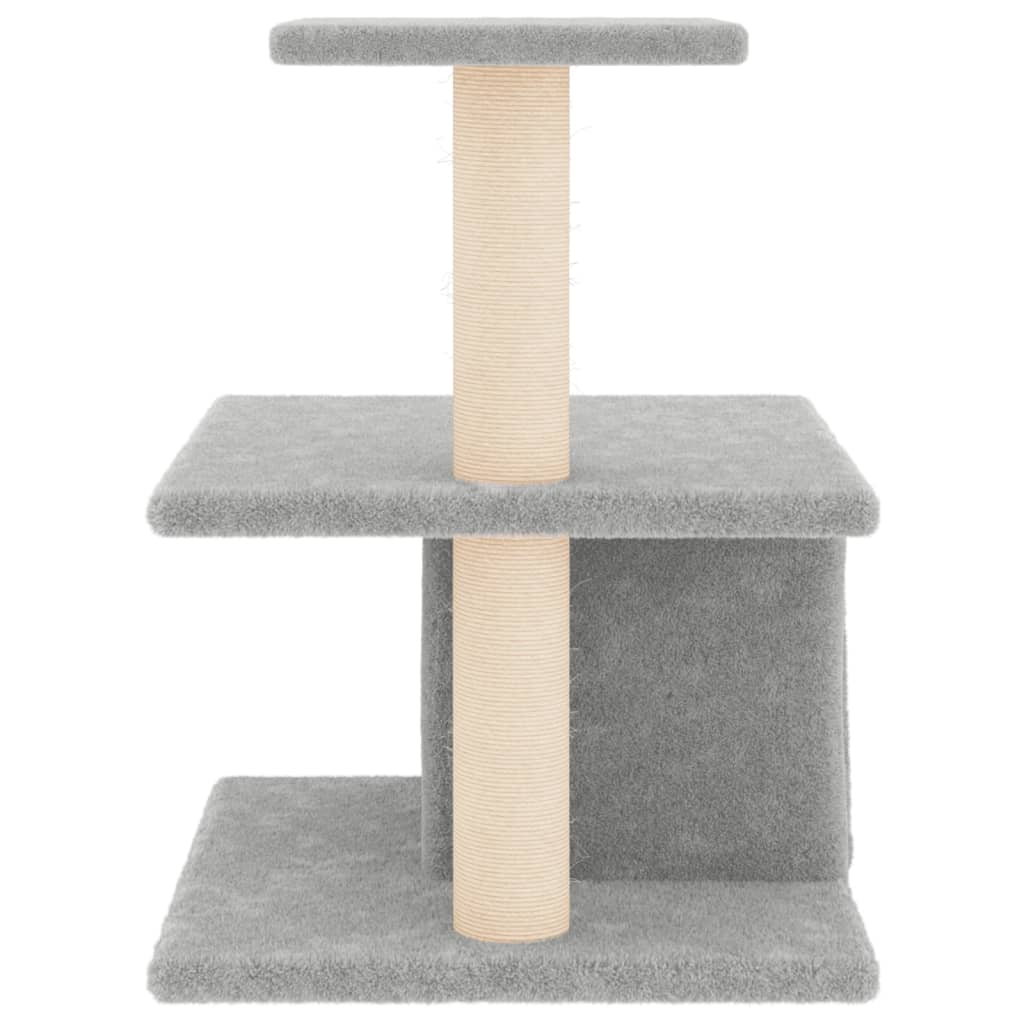 Scratching Post with Sisal Scratching Posts Light Grey 48 cm