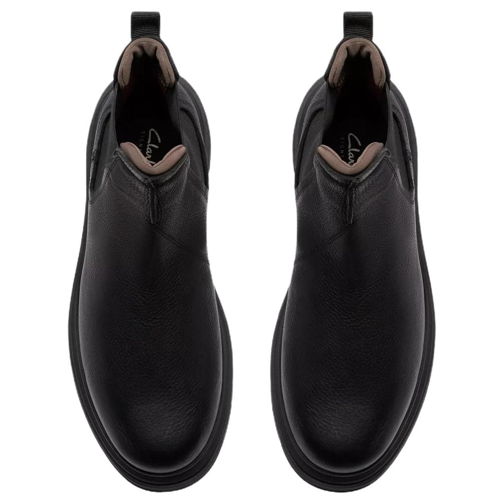 Clarks Badbury Easy Leather Chelsea Boots Men boots Black 26183256
